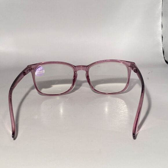 1137 Colette 4.0 Clear Raspberry Reading Glasses Soft Butterfly Readers NWT - Picture 5 of 9